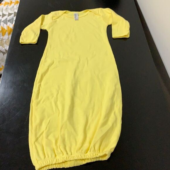 American Apparel Rib Baby collection Yellow/Grey 2 pack - Picture 1 of 4
